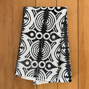 Small Hand Block Printed Tea Towel-Turn